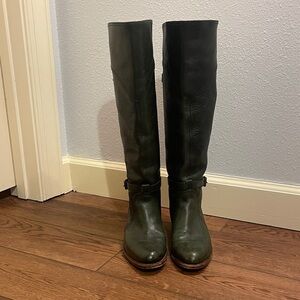 Frye Women's Heeled Boots in Dark Green